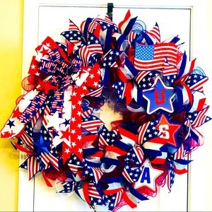Fourth of July wreaths